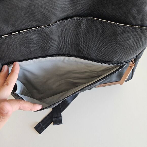 Petunia Pickle Bottom | Meta Baby Bag Backpack in Black Matte Canvas Unisex - Picture 12 of 15